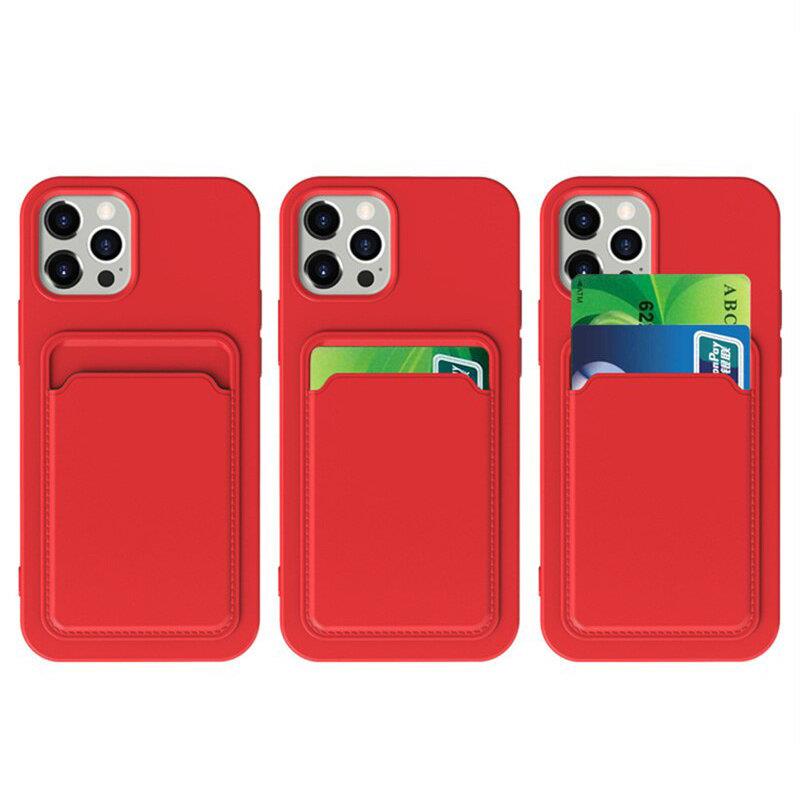Pouzdro Card Case pro Samsung Galaxy S21 Plus 5G - Fialová