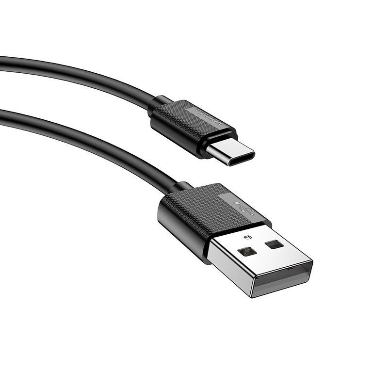 Kabel T-Phox NETS Type-C Black - 0.3M - 3A - Černá