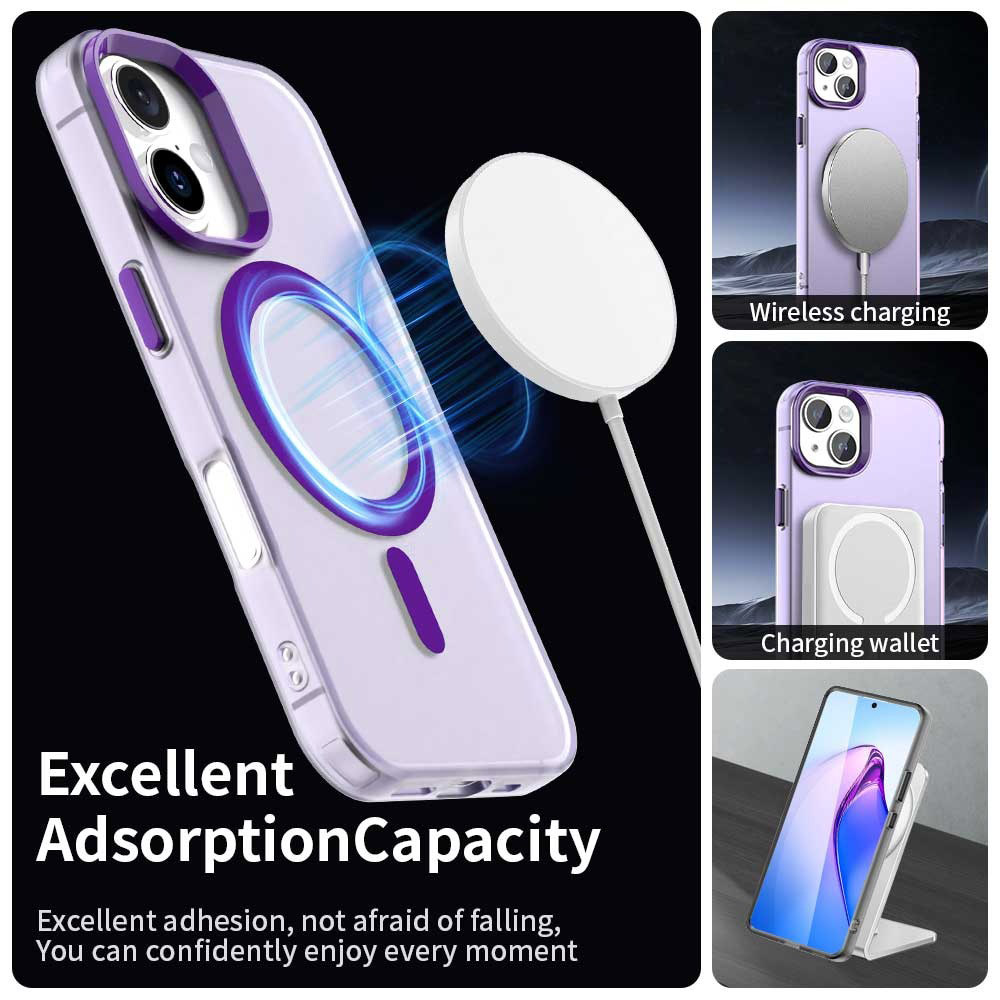 Techsuit - CandyCase MagSafe pouzdro pro Apple iPhone 17 - Fialová