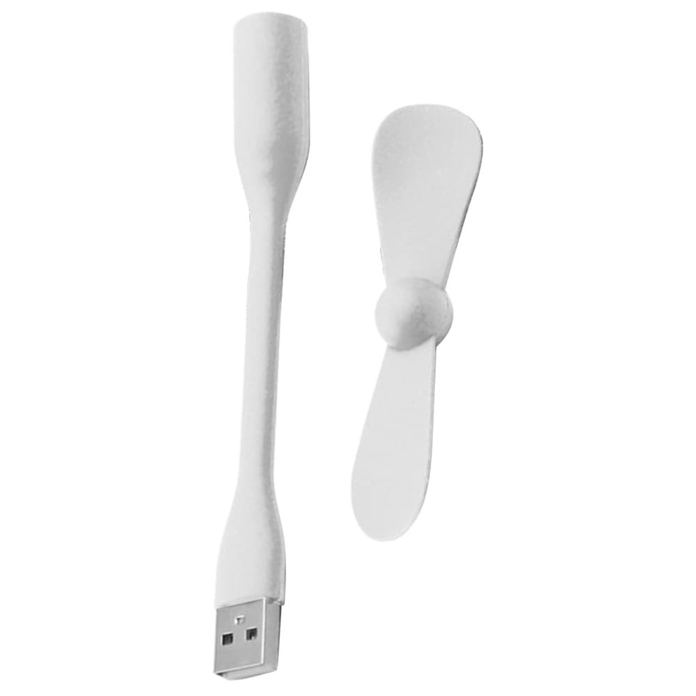 Mini USB ventilátor (TUF1) - 5V - Bílá