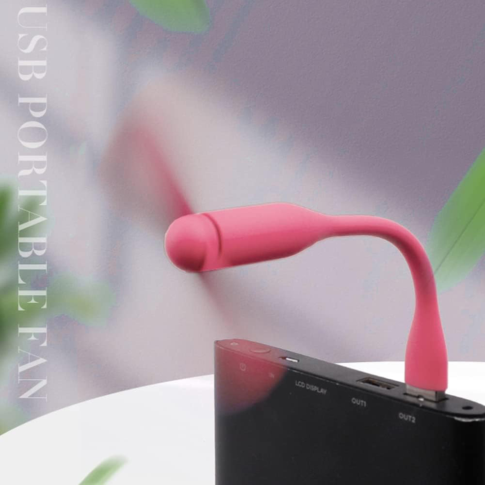 Mini USB ventilátor (TUF1) - 5V - Bílá