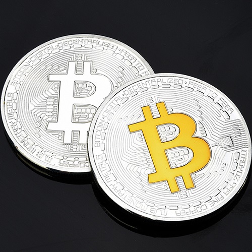 Mince Bitcoin - Stříbrná