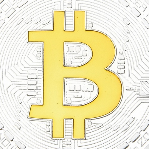 Mince Bitcoin - Stříbrná