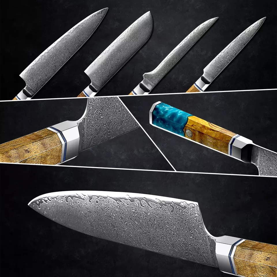 Damaškový kuchyňský nůž AO-20192 - Chef