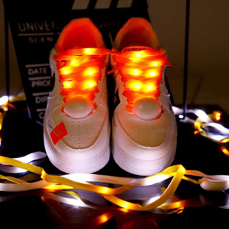 LED šňůrky do bot - Oranžová