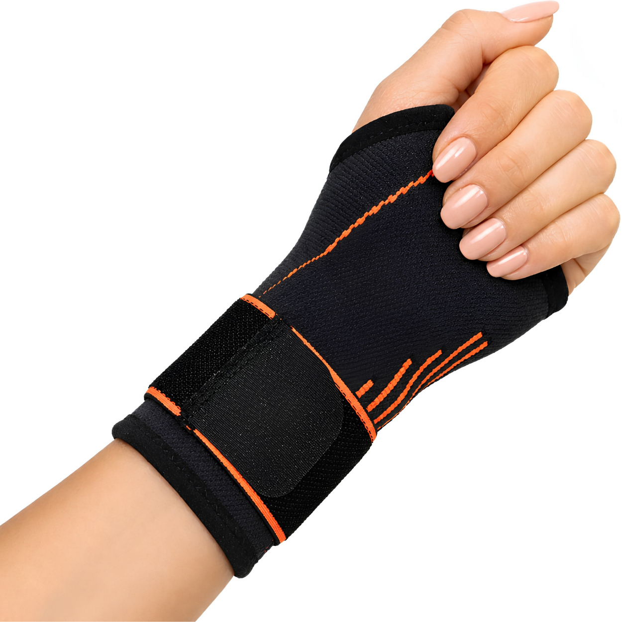 Kompresní bandáž zápěstí YD-40900 - Šedá/Oranžová