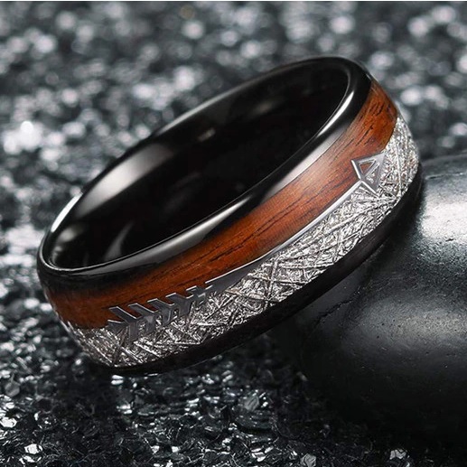 Prsten Arrow - Červená/59mm