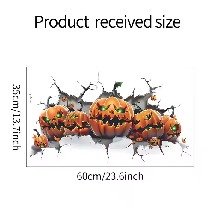 Samolepka na zeď/Tapeta Pumpkins/Typ2