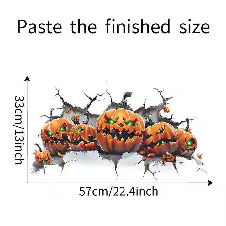 Samolepka na zeď/Tapeta Pumpkins/Typ2