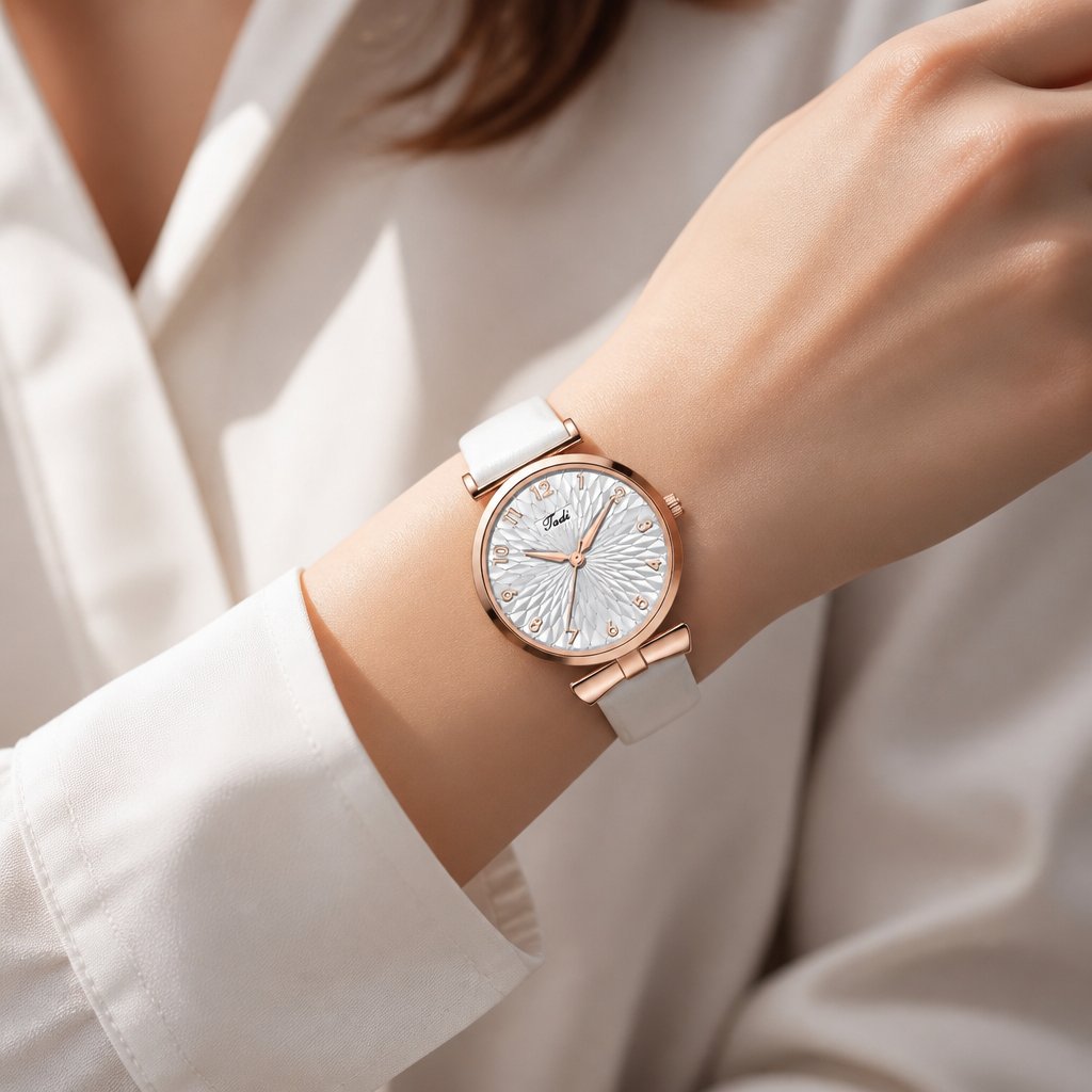 Hodinky VE-13006 - Bílá