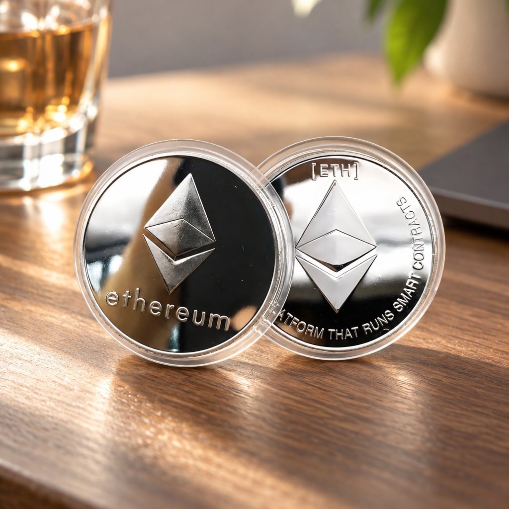 Mince Ethereum - Stříbrná