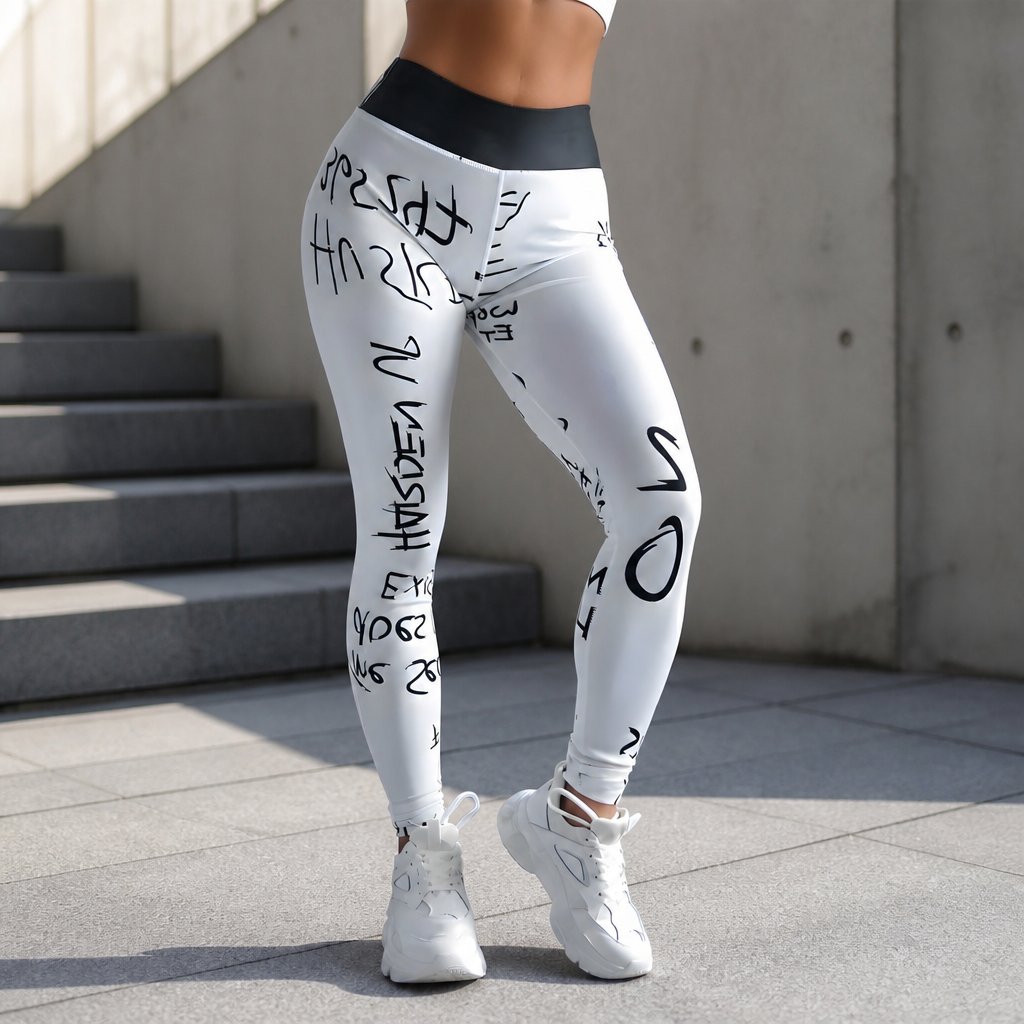 Dámské Legíny IM-24882 - Bílá/XL